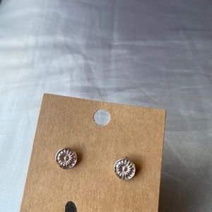 silver stud earrings